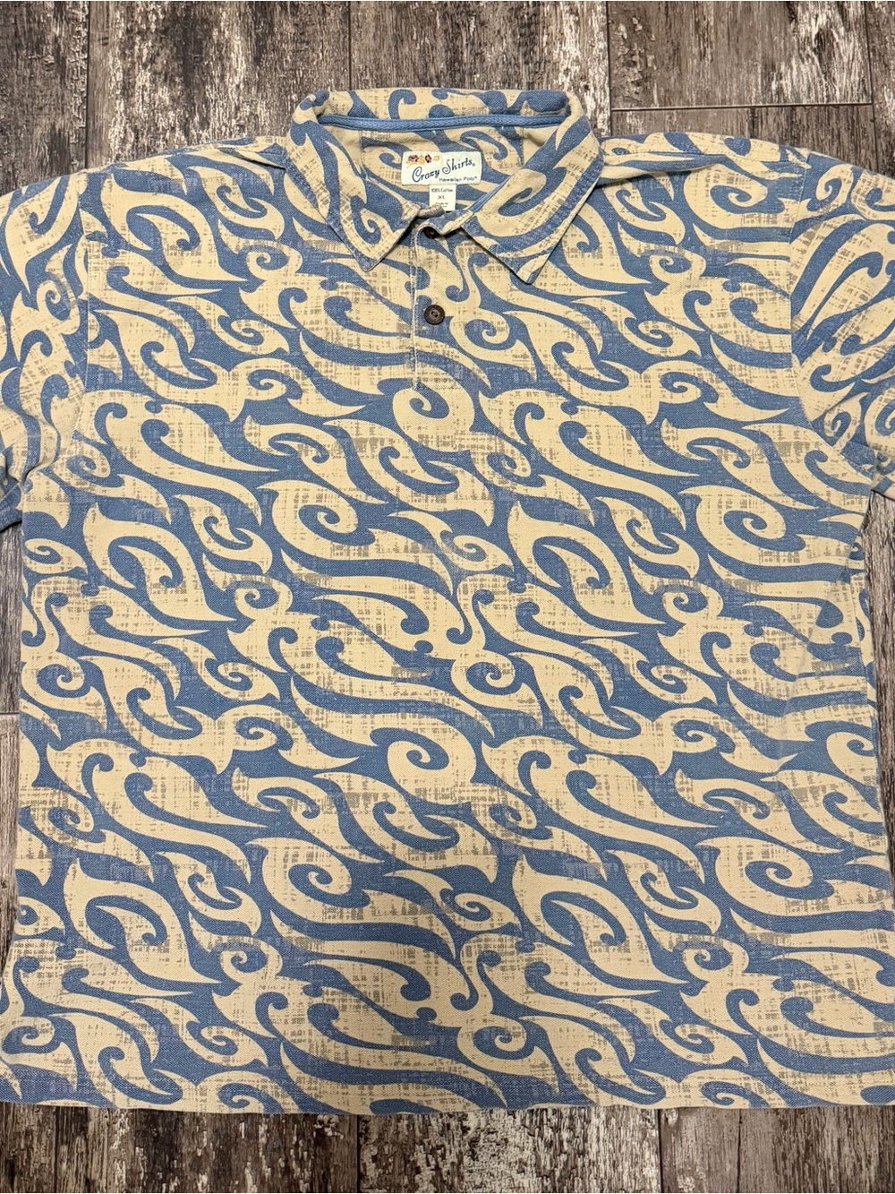 Men’s XL vintage crazy shirts Hawaiian polo
